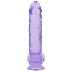Real Rock Crystal Gode Crystal Clear 21 x 5.5cm Violet